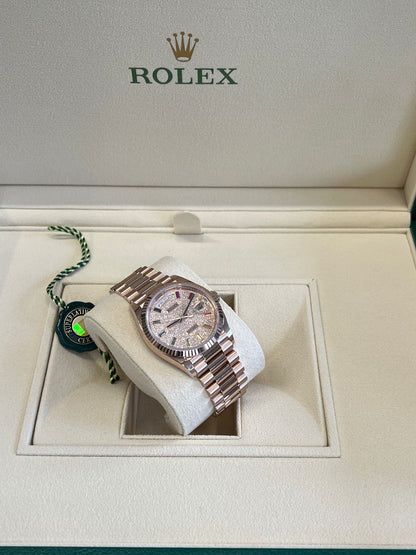 Rolex Day-Date 36MM 128235A Pave 2026