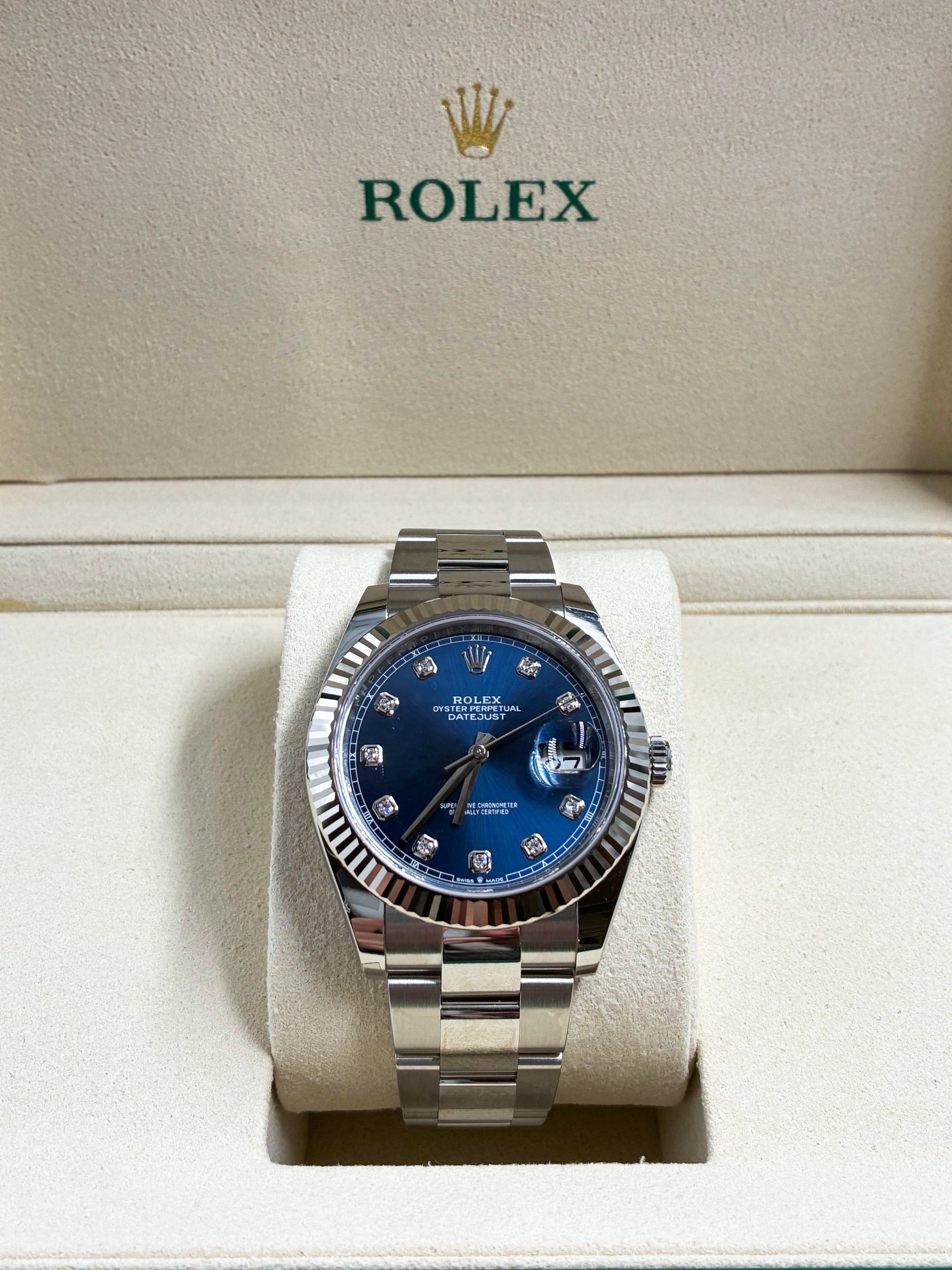 Rolex Datejust 41 126334G Blue Oyster 2025