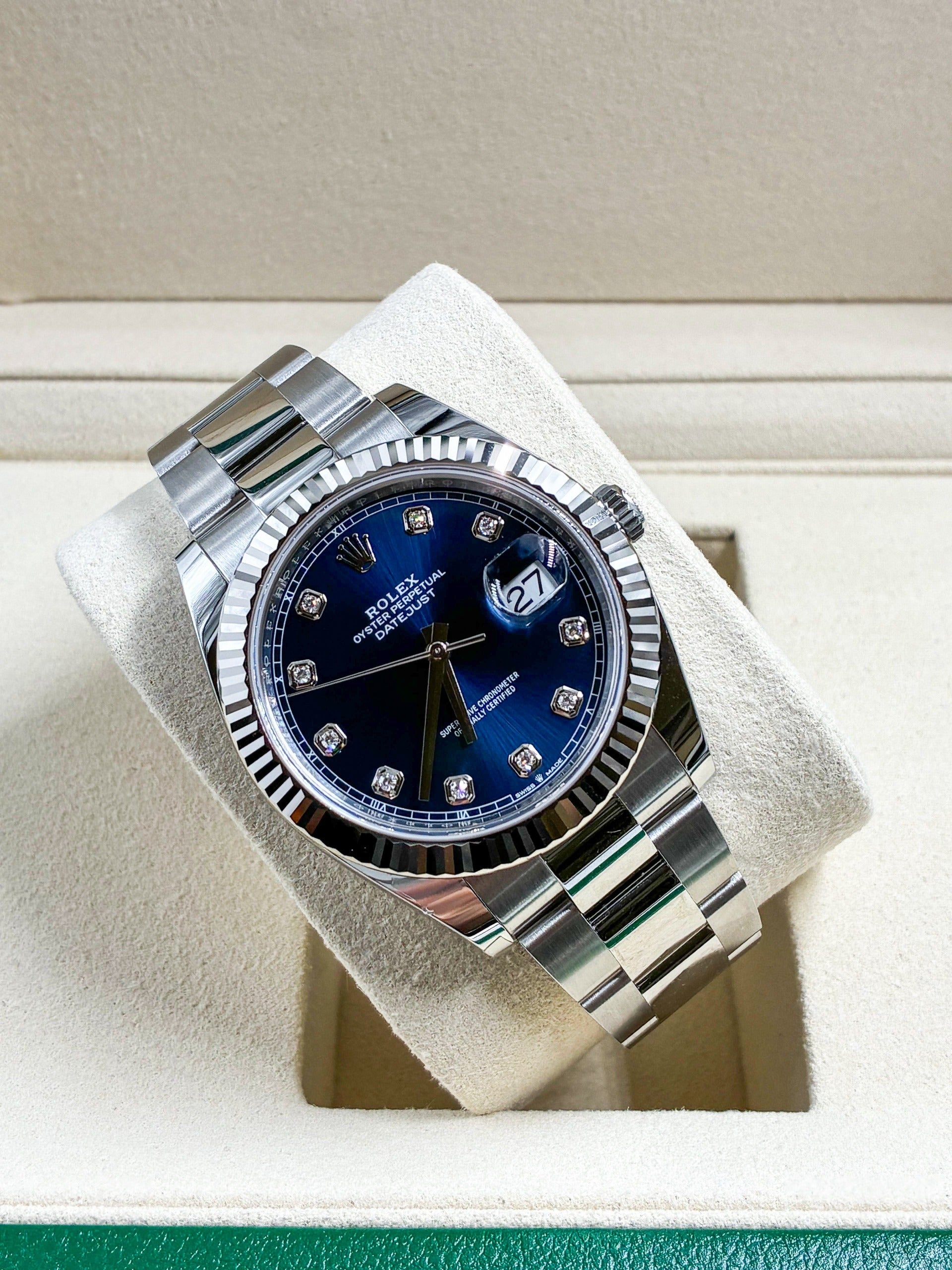 Rolex Datejust 41 126334G Blue Oyster 2025