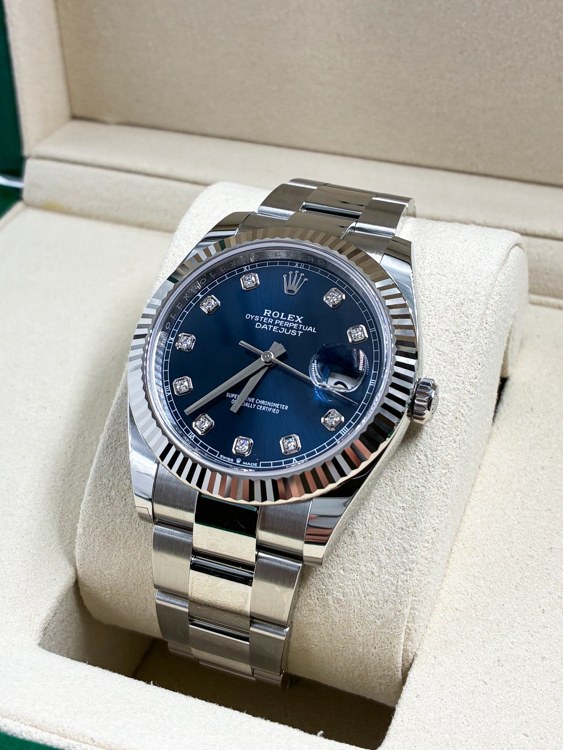 Rolex Datejust 41 126334G Blue Oyster 2025