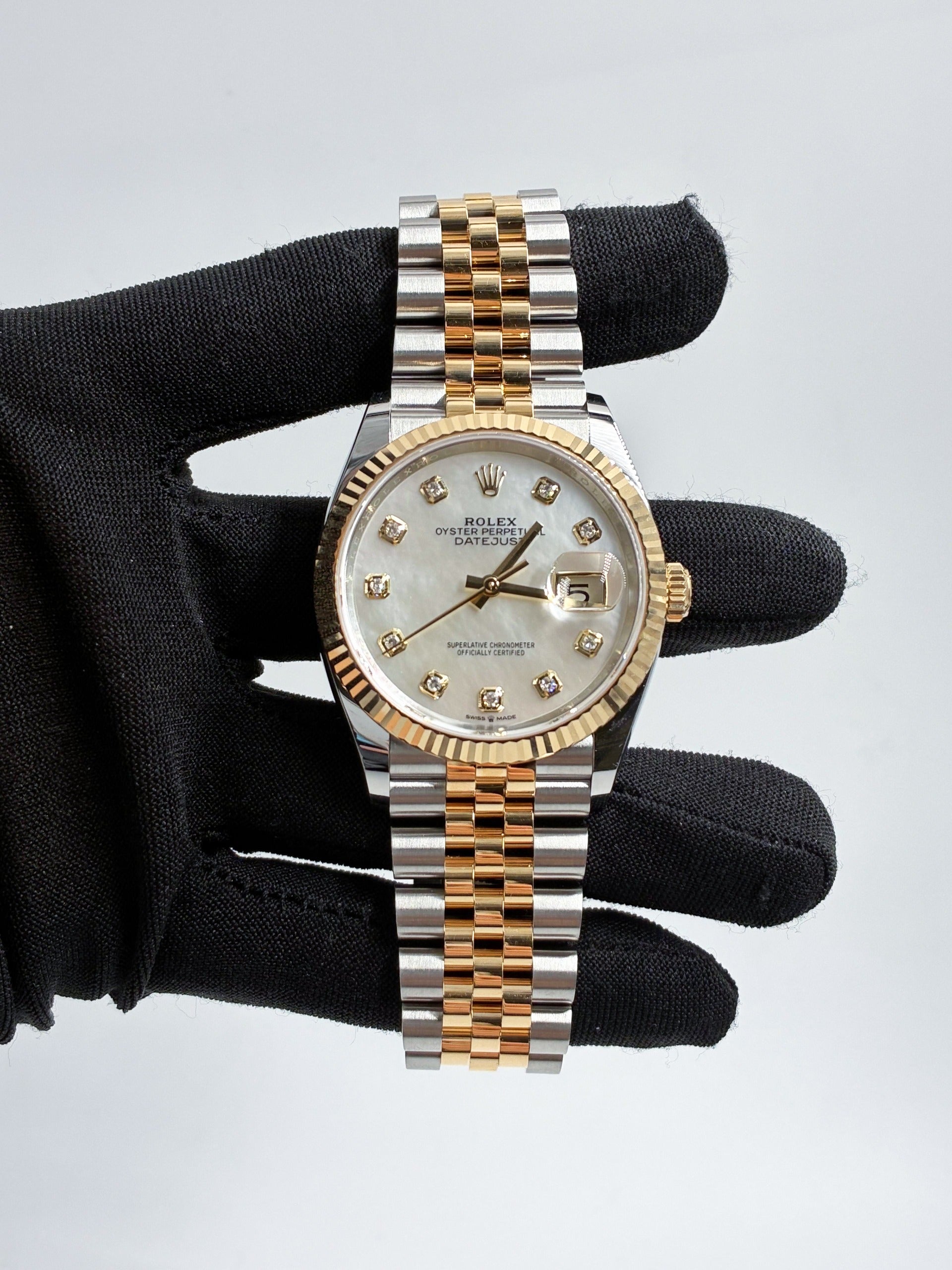 Rolex Datejust 36 126233NG White Jubilee 2026