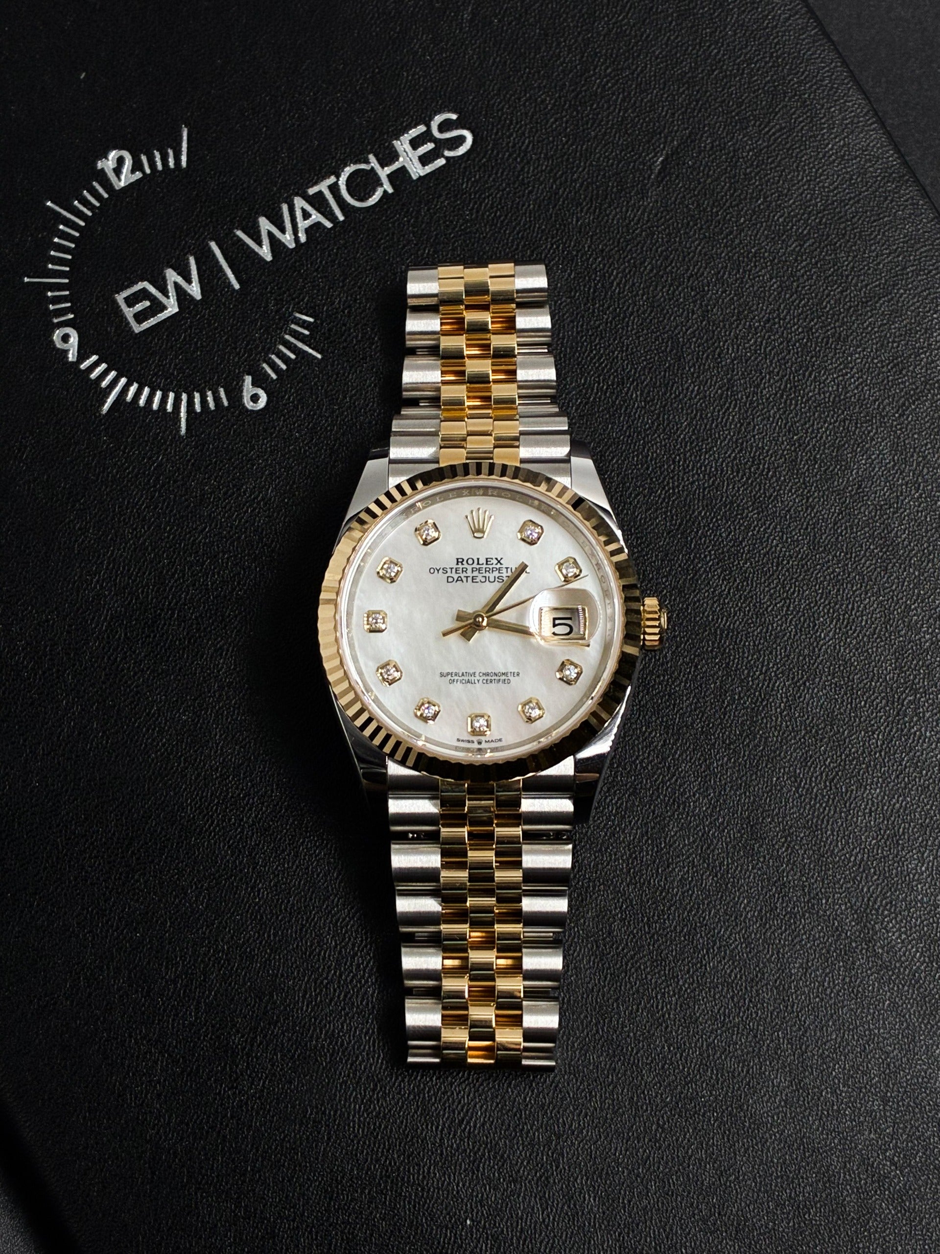 Rolex Datejust 36 126233NG White Jubilee 2025