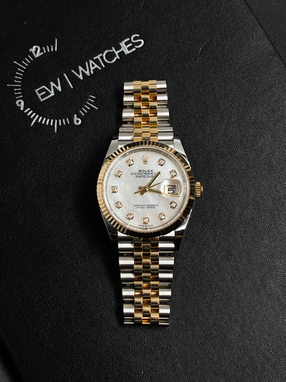 Rolex Datejust 36 126233NG White Jubilee 2026
