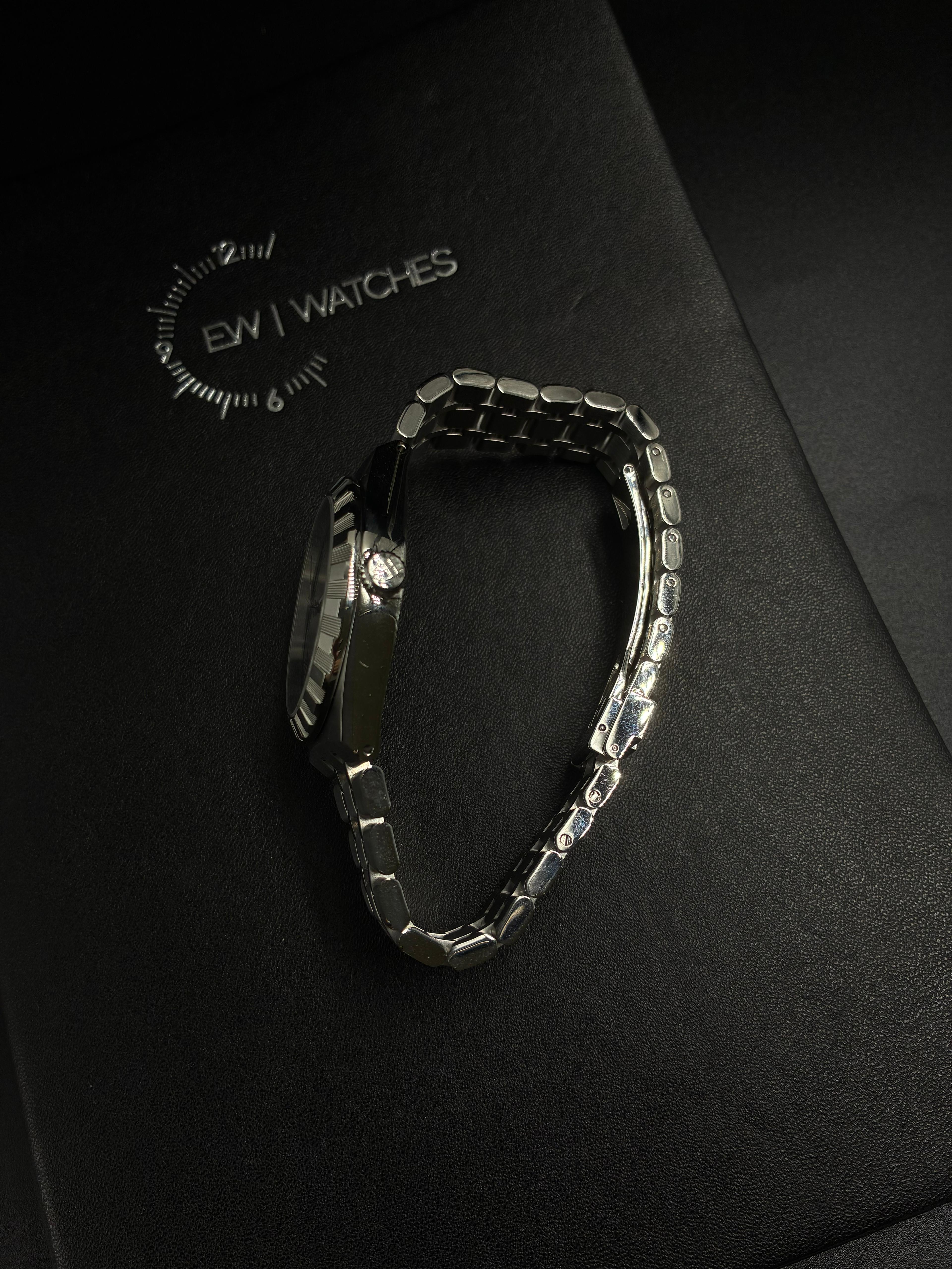 Tudor Royal Blue Roman Steel M28500-0005