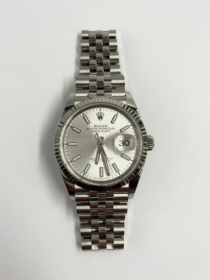 Rolex Datejust 36 126234 Silver Index Jubilee 2026