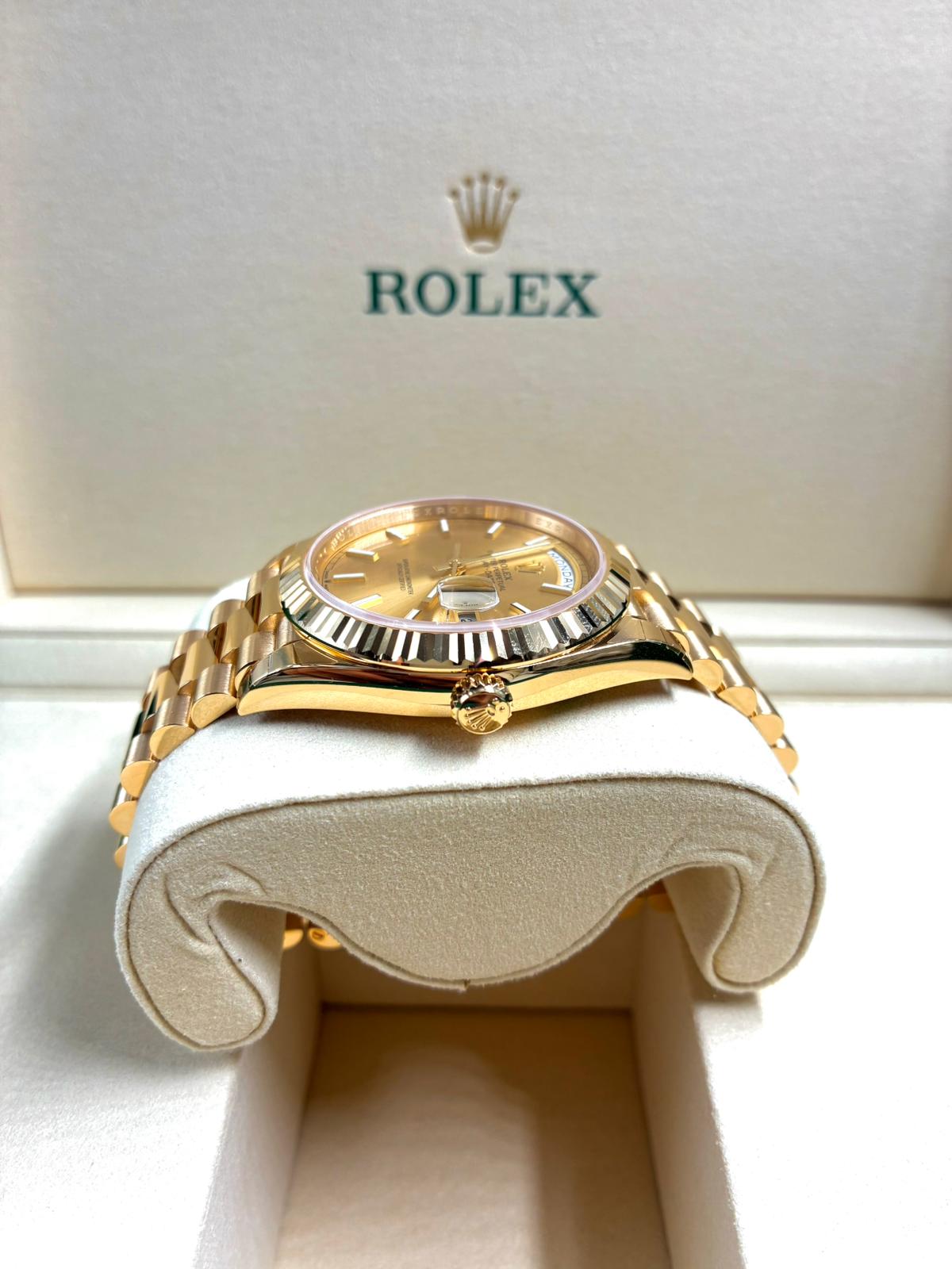 Rolex Day-Date 40 228238 Champagne Index