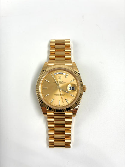 Rolex Day-Date 40 228238 Champagne Index