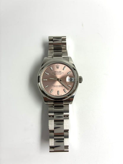 Rolex Datejust 31 278240 Pink Index Oyster