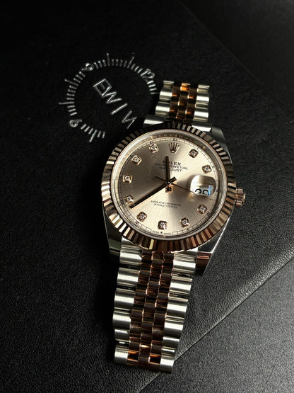 Rolex Datejust 41 126331G Sundust Diamond Dial Jubilee