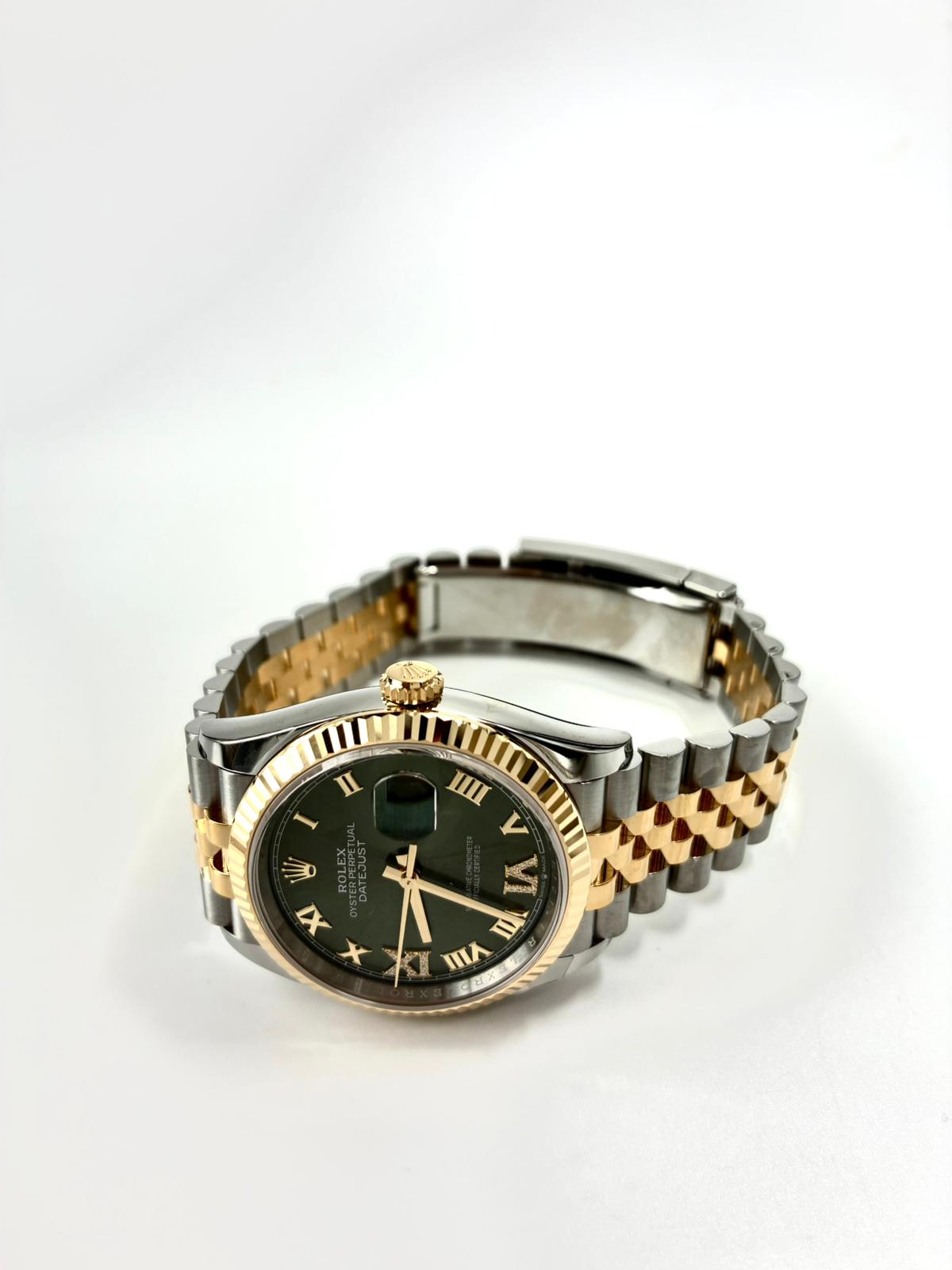 Rolex Datejust 36 126233 Green VIIX Jubilee 2025