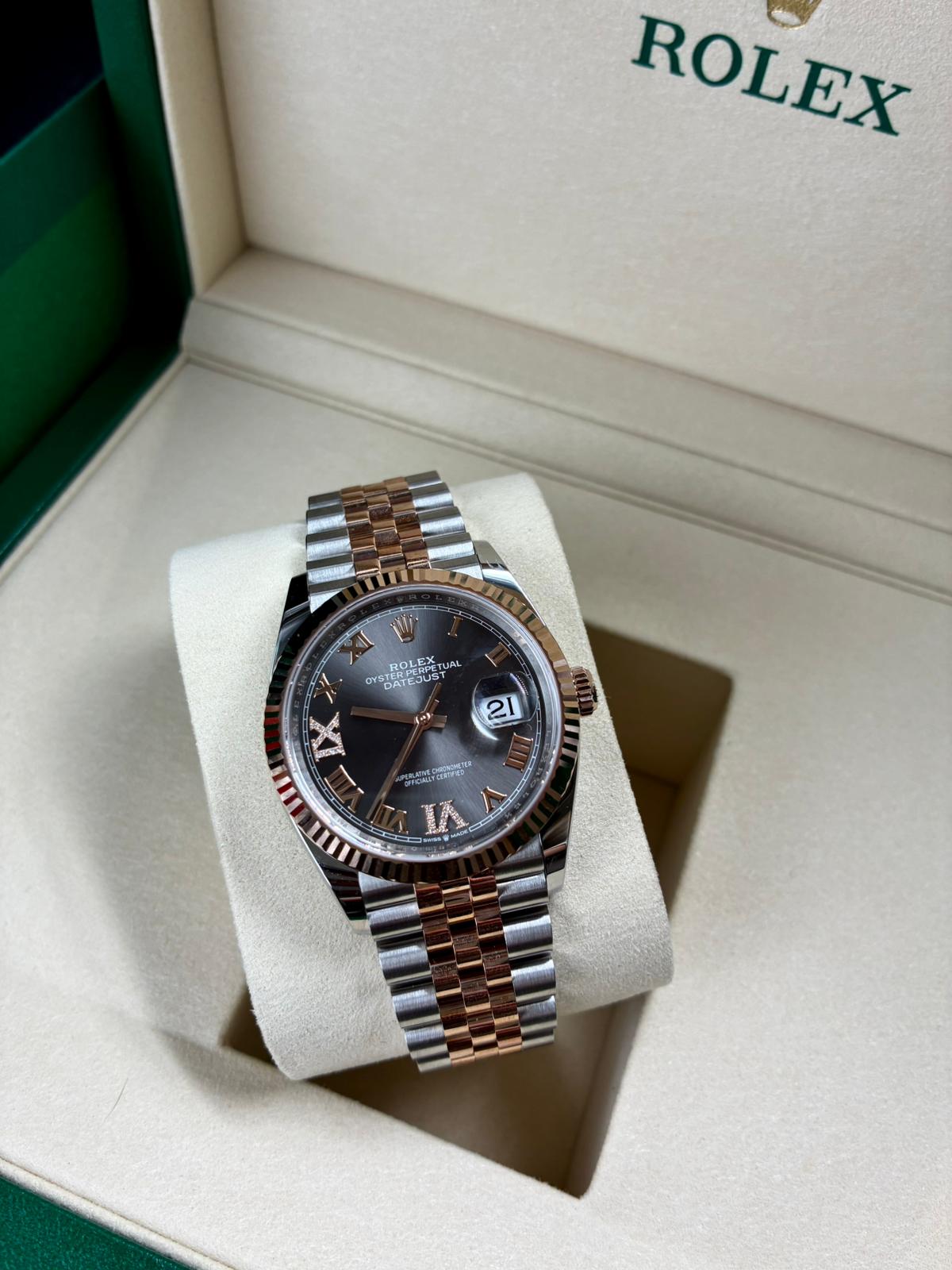 Rolex Datejust 36 126231 Grey VIIX Roman Jubilee 2025