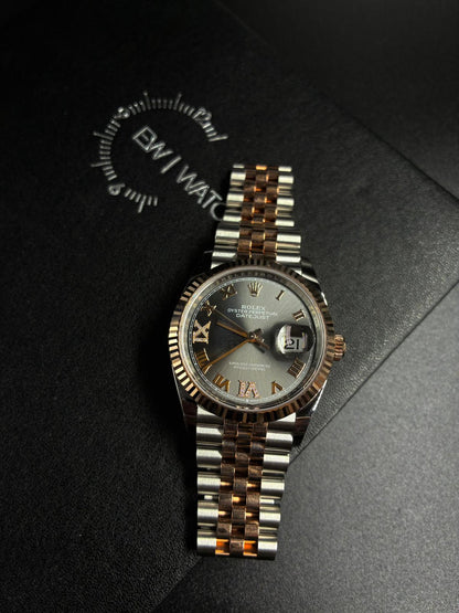 Rolex Datejust 36 126231 Grey VIIX Roman Jubilee 2025