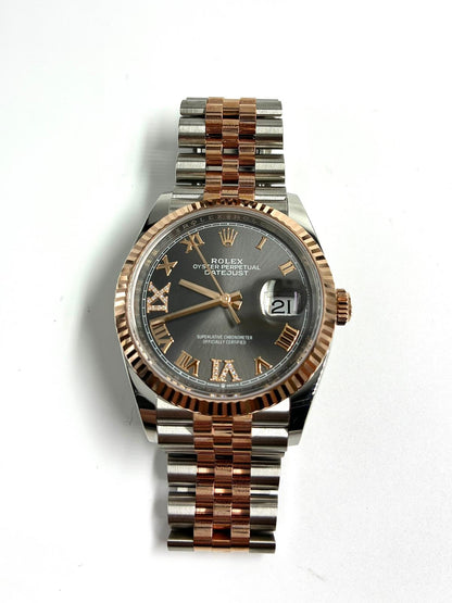 Rolex Datejust 36 126231 Grey VIIX Roman Jubilee 2025