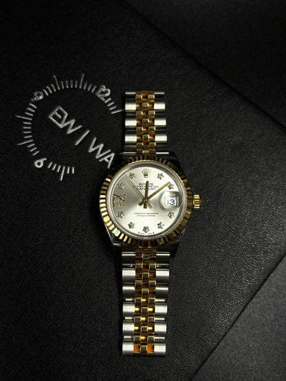 Rolex Lady-Datejust 279173G Silver Star Jubilee 2025