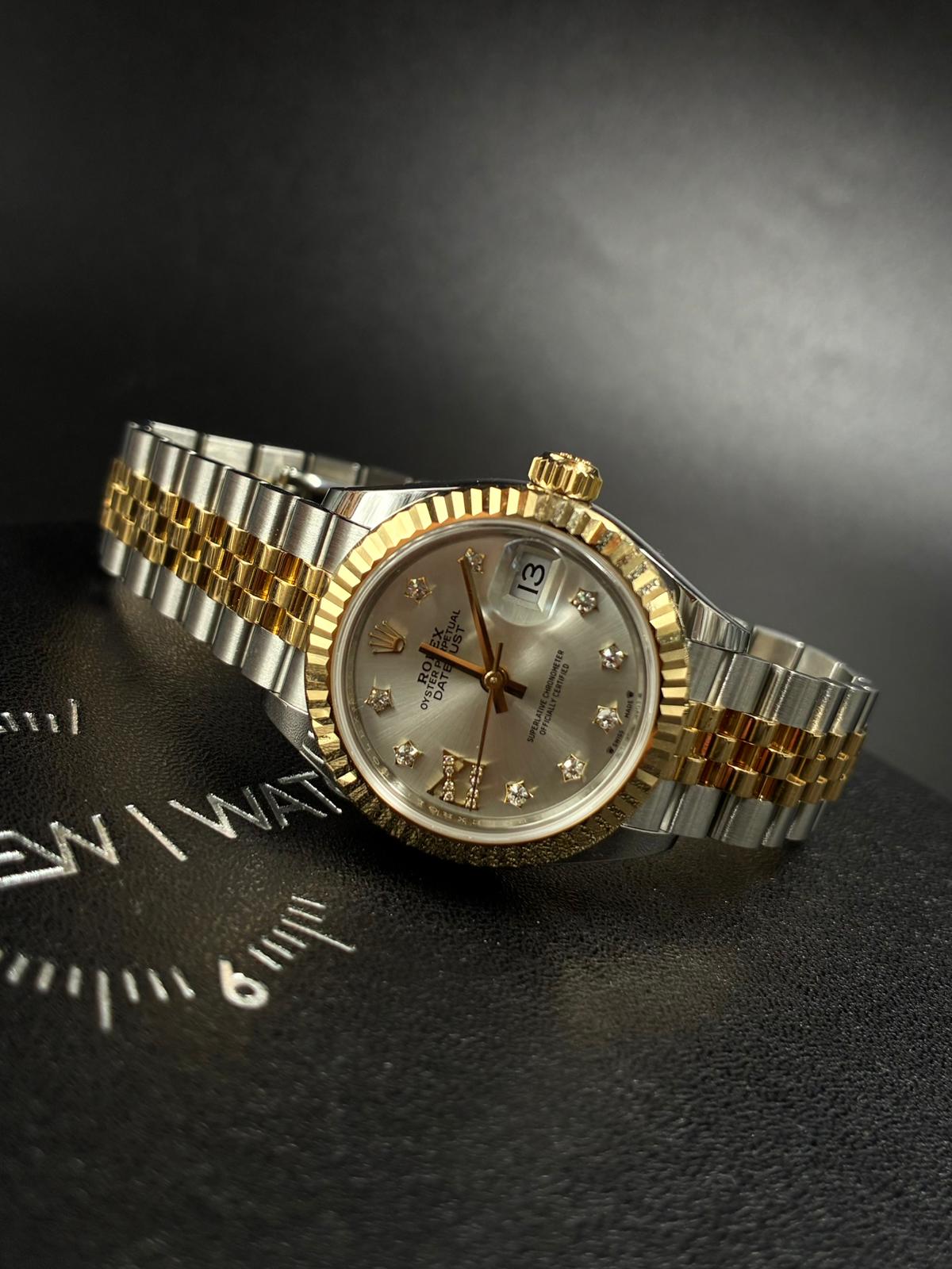 Rolex Lady-Datejust 279173G Silver Star Jubilee 2025