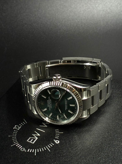 Rolex Datejust 36 126234 Green Index Oyster 2026