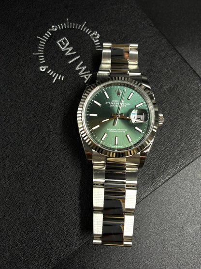 Rolex Datejust 36 126234 Green Index Oyster 2026