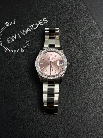 Rolex Datejust 31 278384RBR PINK INDEX OYS