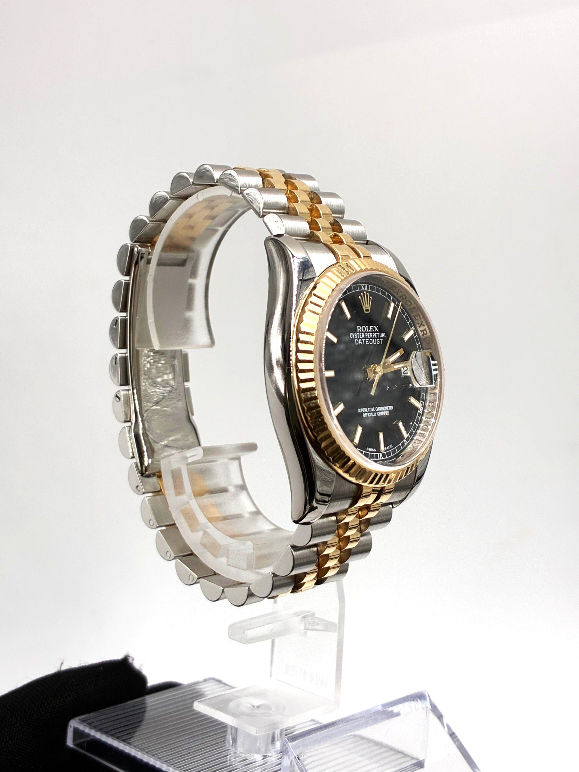 Rolex 116233 Black Index Jubilee 2014 Original Paper