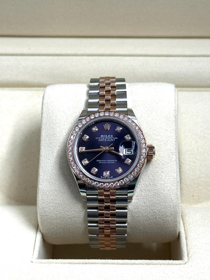 Rolex Lady-Datejust 279381RBR G PURPLE JUB
