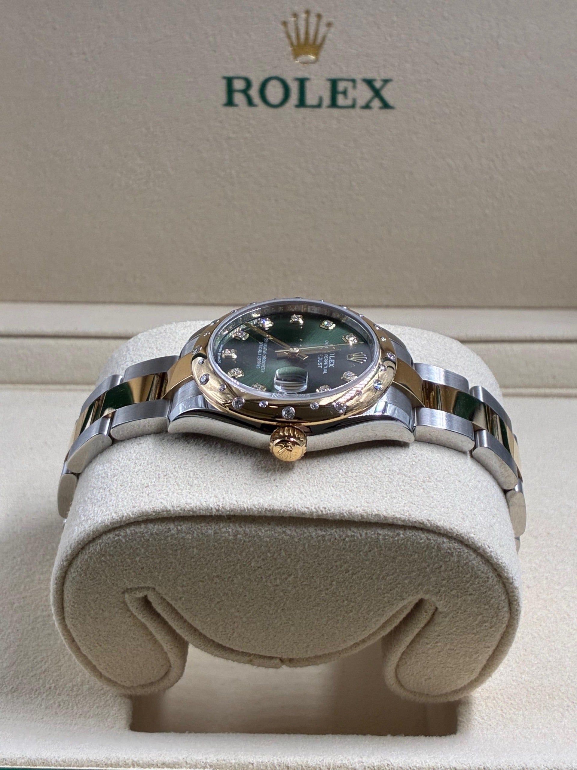 Rolex Datejust 31  278343G GREEN OYS