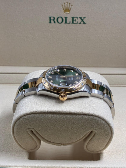 Rolex Datejust 31  278343G GREEN OYS