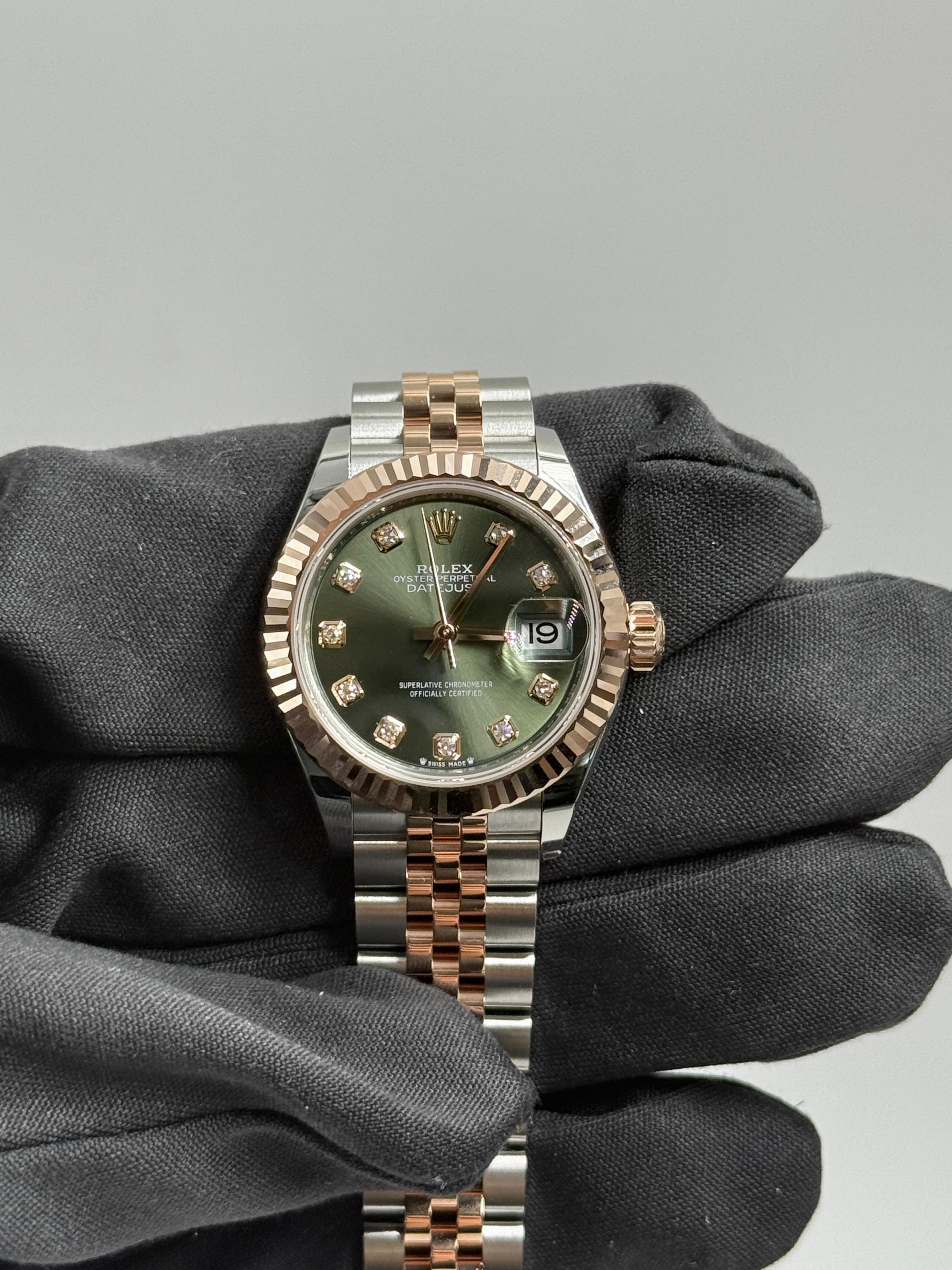 Rolex Lady-Datejust 279171G Green Jubilee 2025