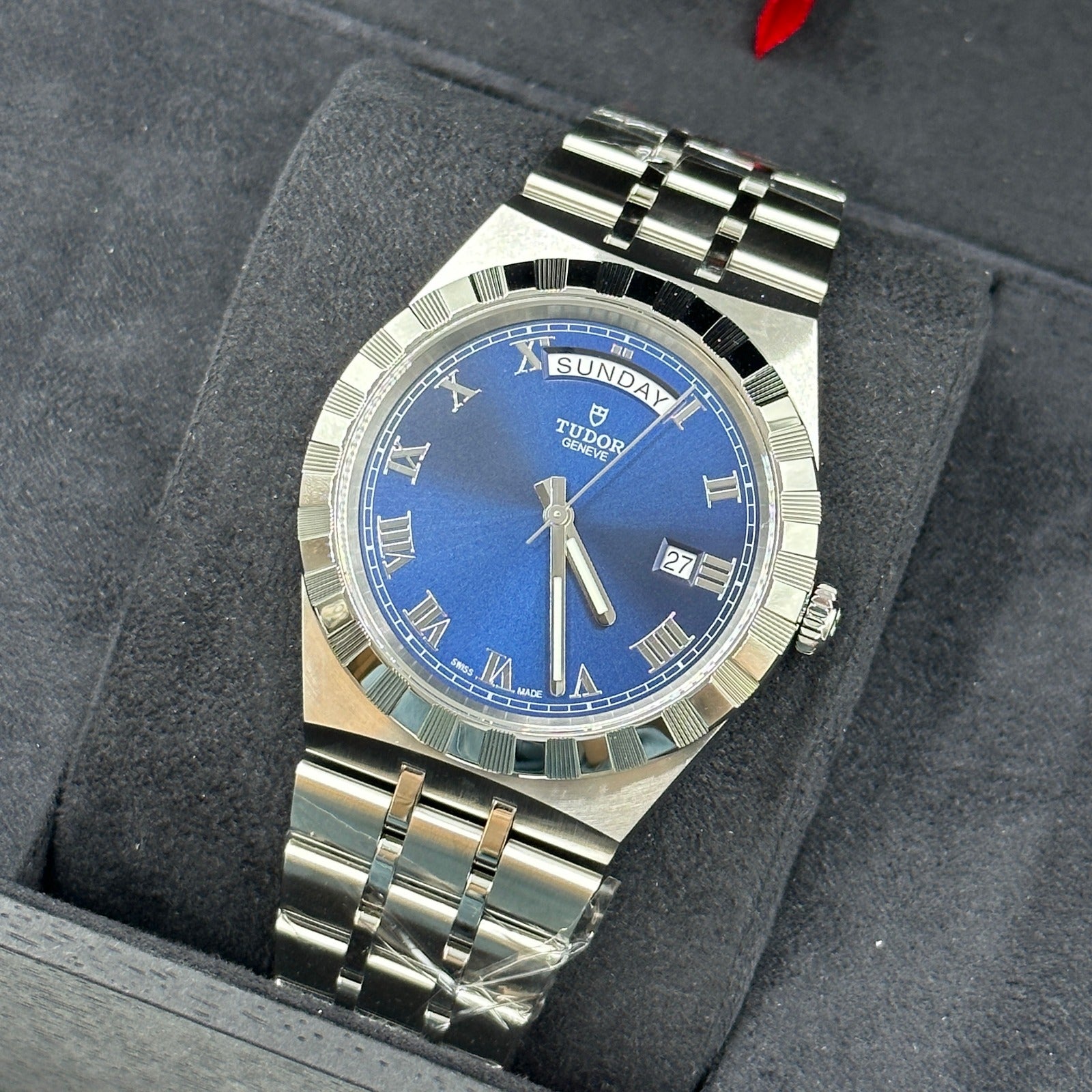 Tudor Royal Blue Roman Dial 41Mm Watch Automatic M28600-0005