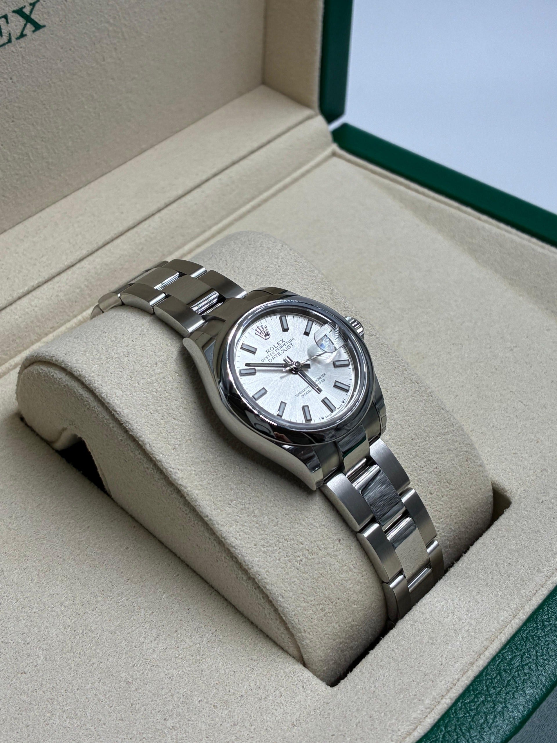 Rolex Lady-Datejust 279160 SILVER INDEX OYS