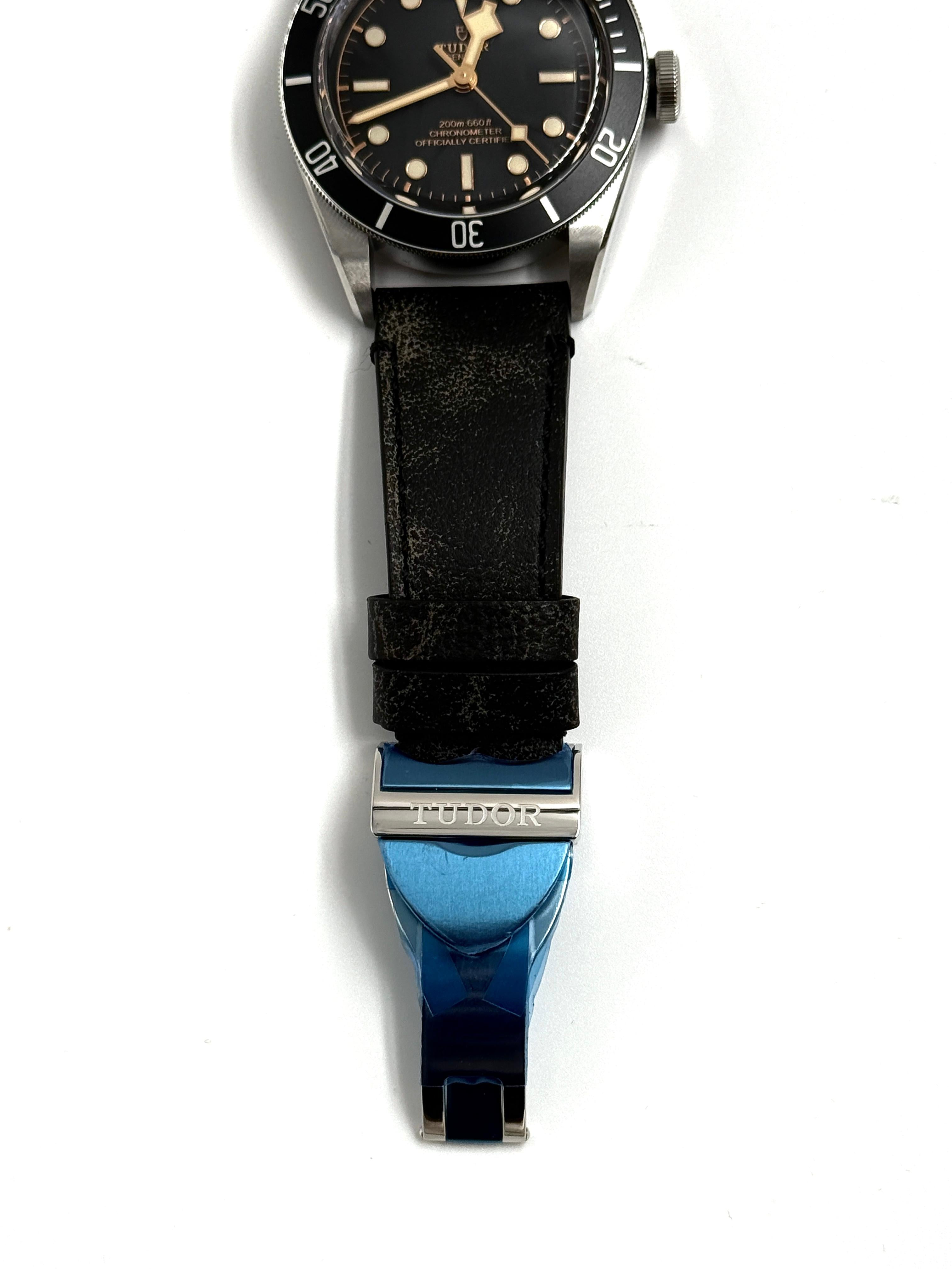 Tudor Black Bay 41 mm 79230N-0008 Schwarzes Leder 2024 HWN