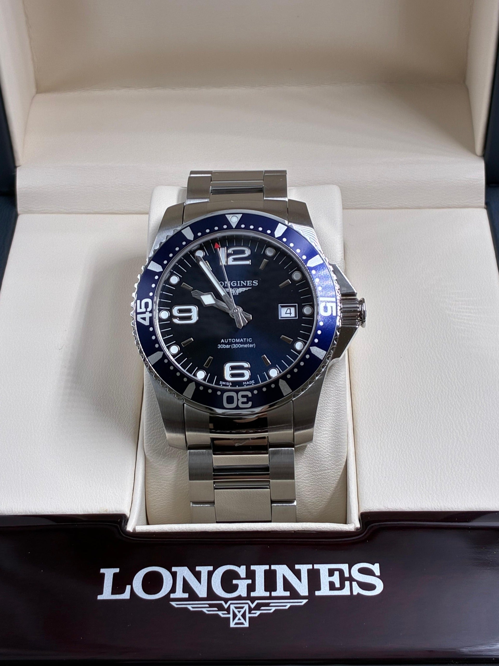Longines Automatic Hydroconquest Blue L3.742.4.96.6