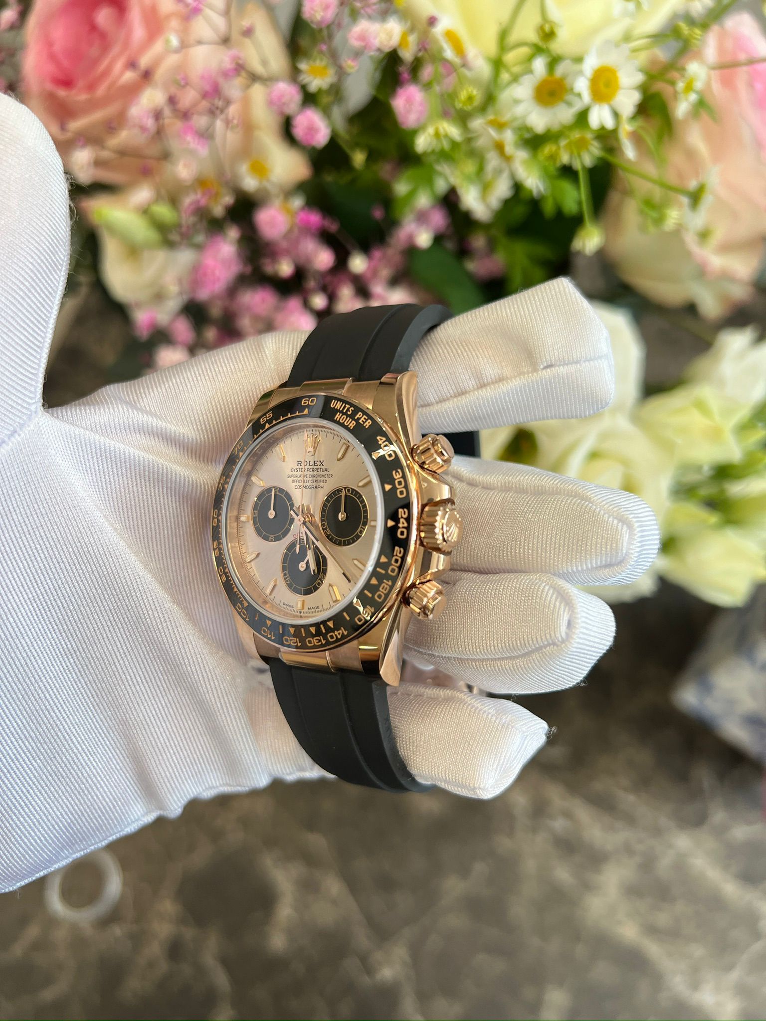 Rolex Cosmograph Daytona 126515 Sundust und leuchtendes Schwarz