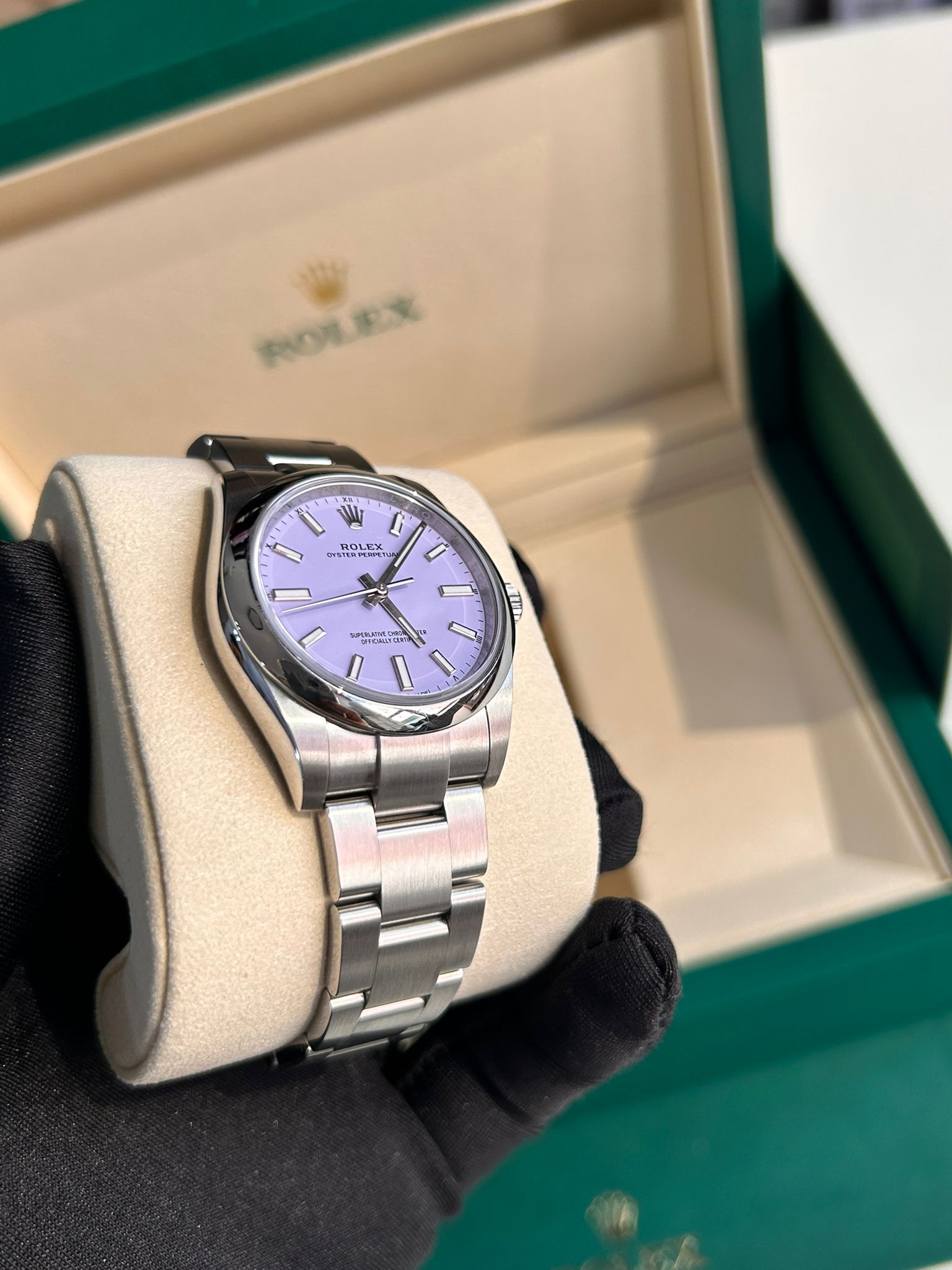 ROLEX Oyster Perpetual 34 124200LAVANDER