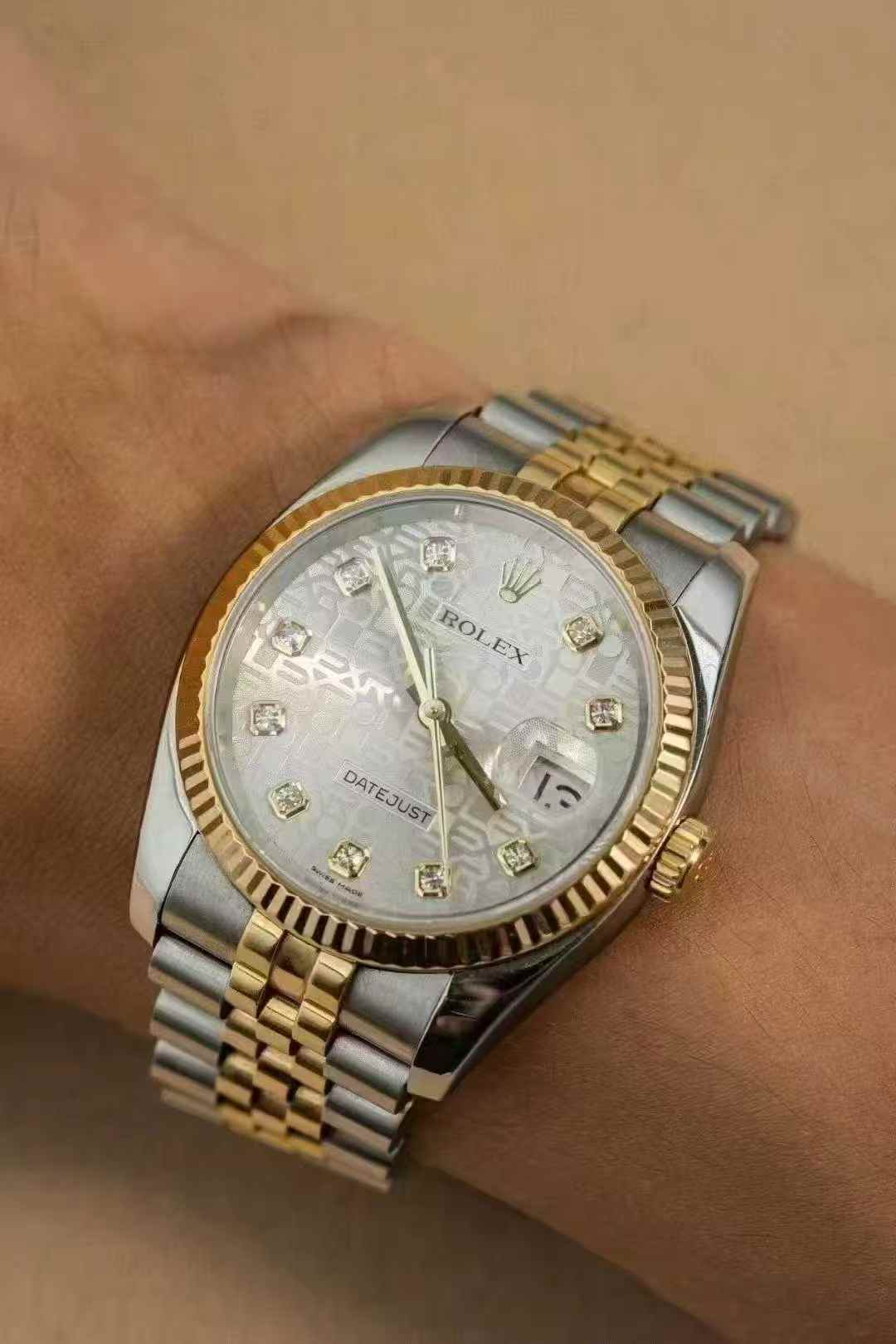 Rolex Datejust 36 116233 White Computer Naked