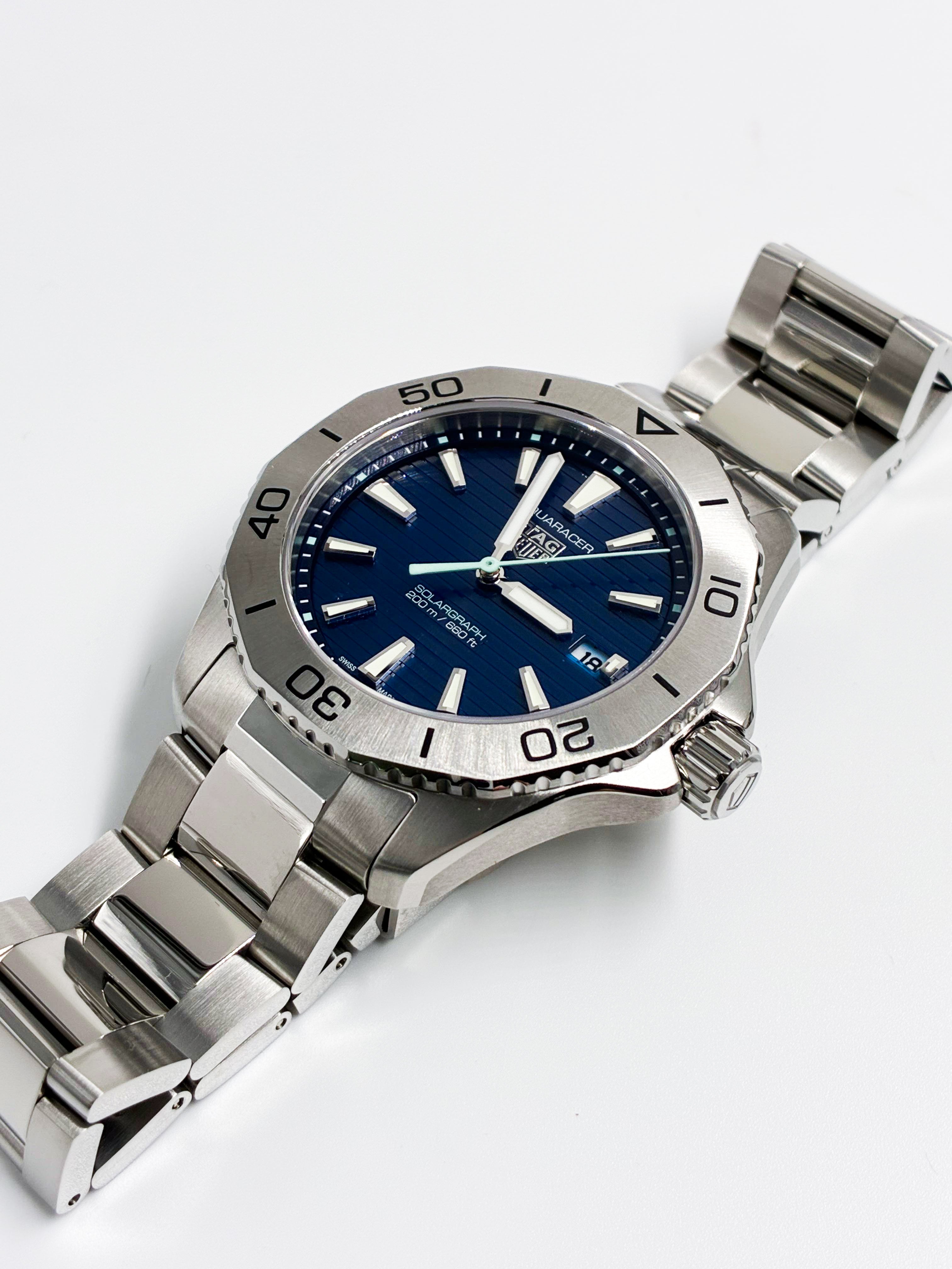 TAG Heuer WBP1113.BA0000 Aquaracer Professional 200 Solargraph 40 Stainless Steel