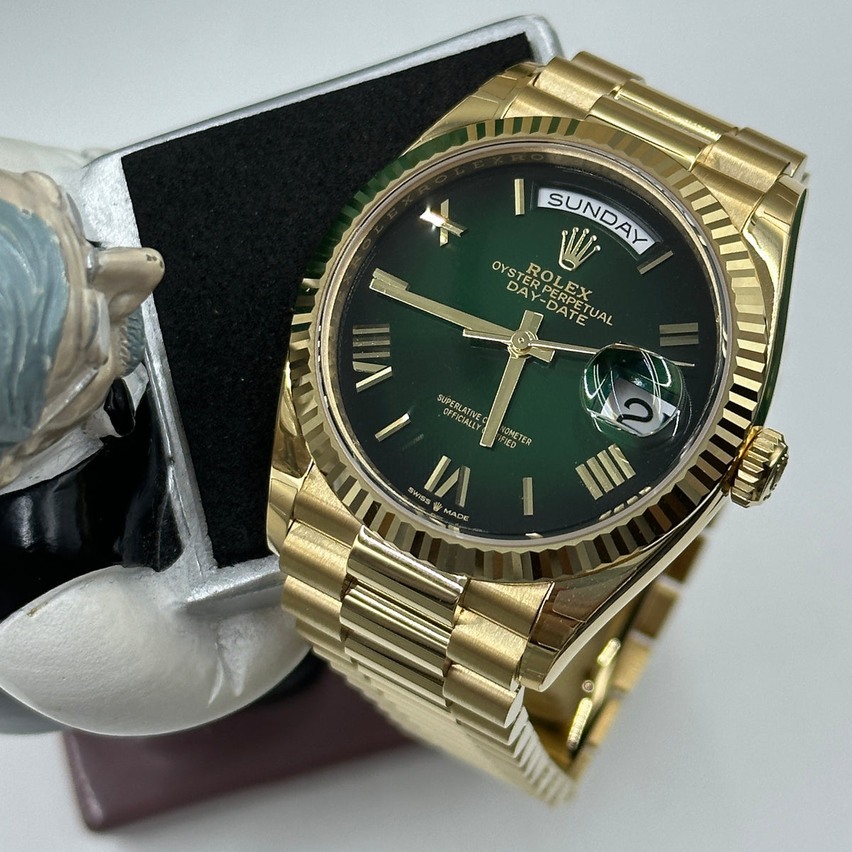 Rolex Day-Date 36 128238 Green Roman Ombre 2025