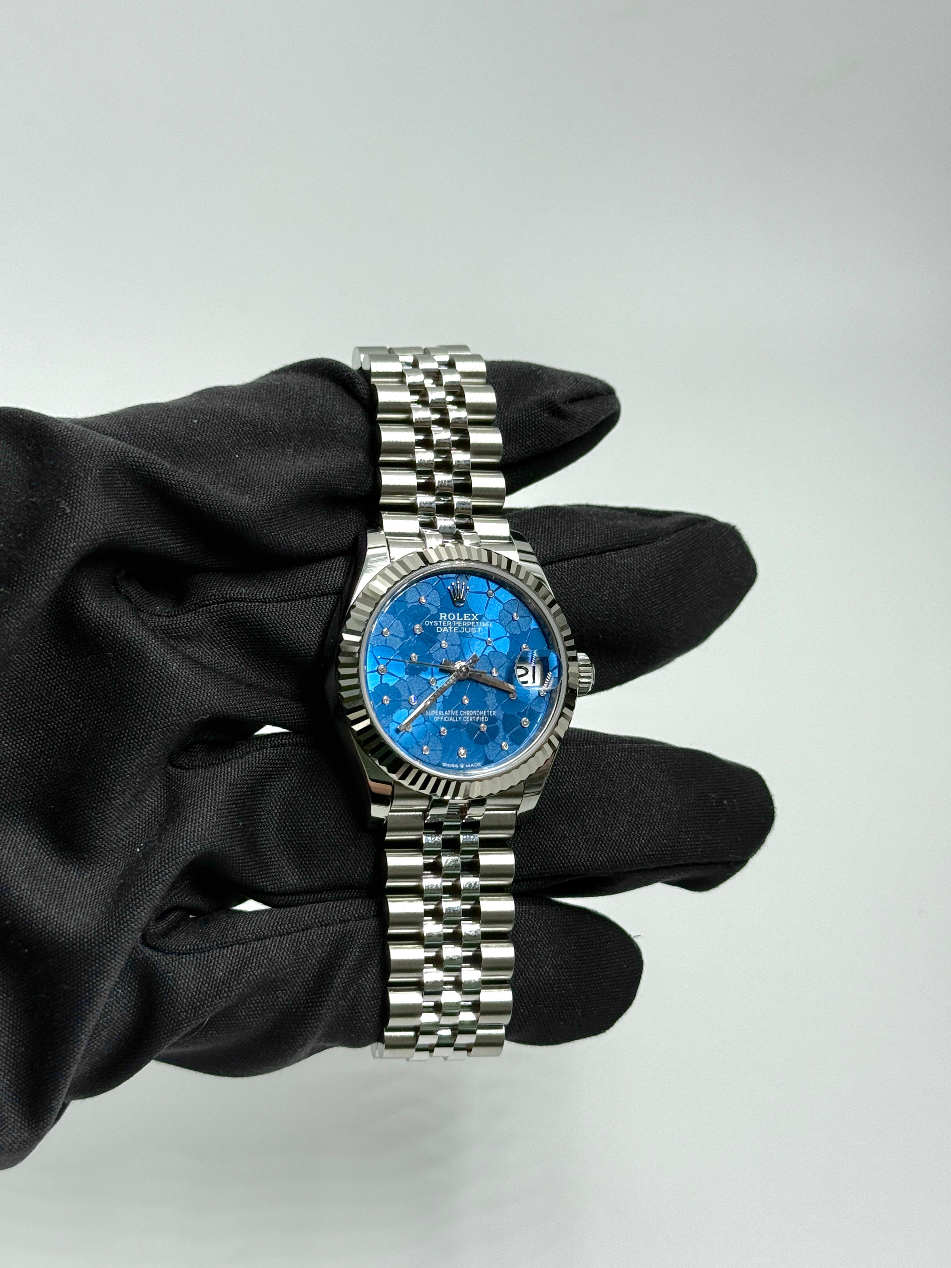 Rolex Datejust 31 278274 Blaues Blumenjubiläum 2025