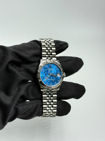 Rolex Datejust 31 278274 Blaues Blumenjubiläum 2025