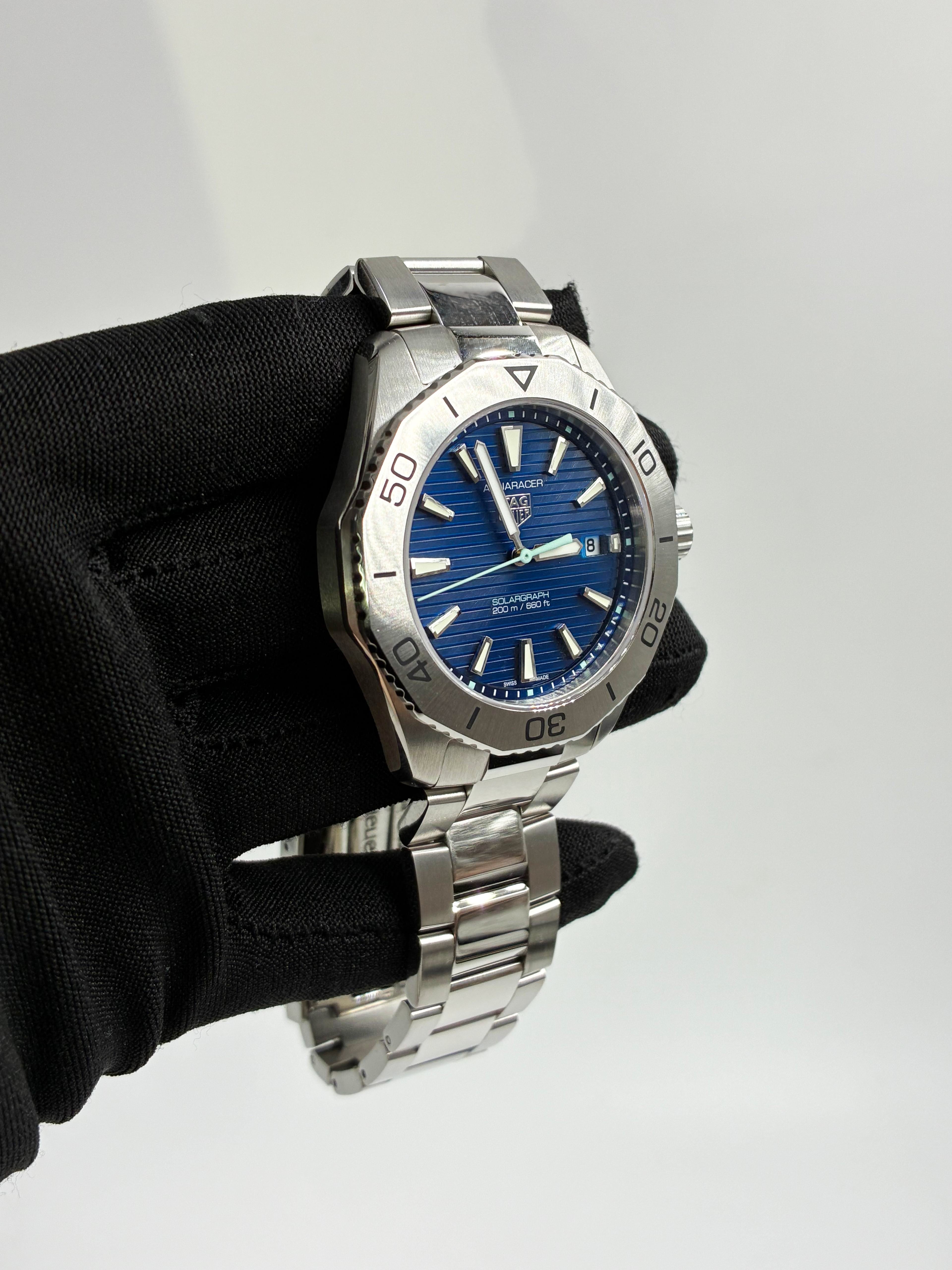 TAG Heuer WBP1113.BA0000 Aquaracer Professional 200 Solargraph 40 Stainless Steel