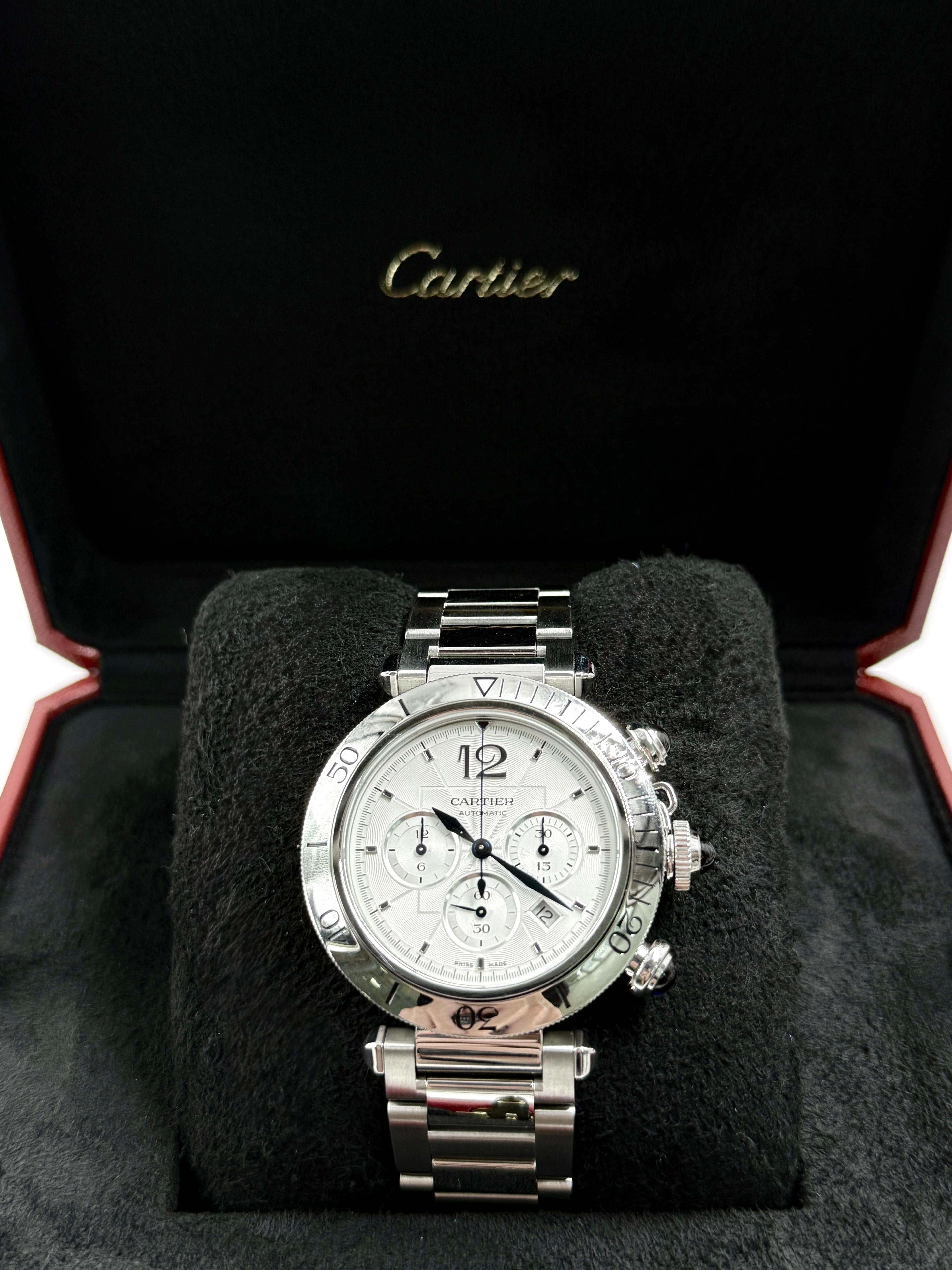 Cartier Pasha Chronograph Watch 41mm WSPA0018