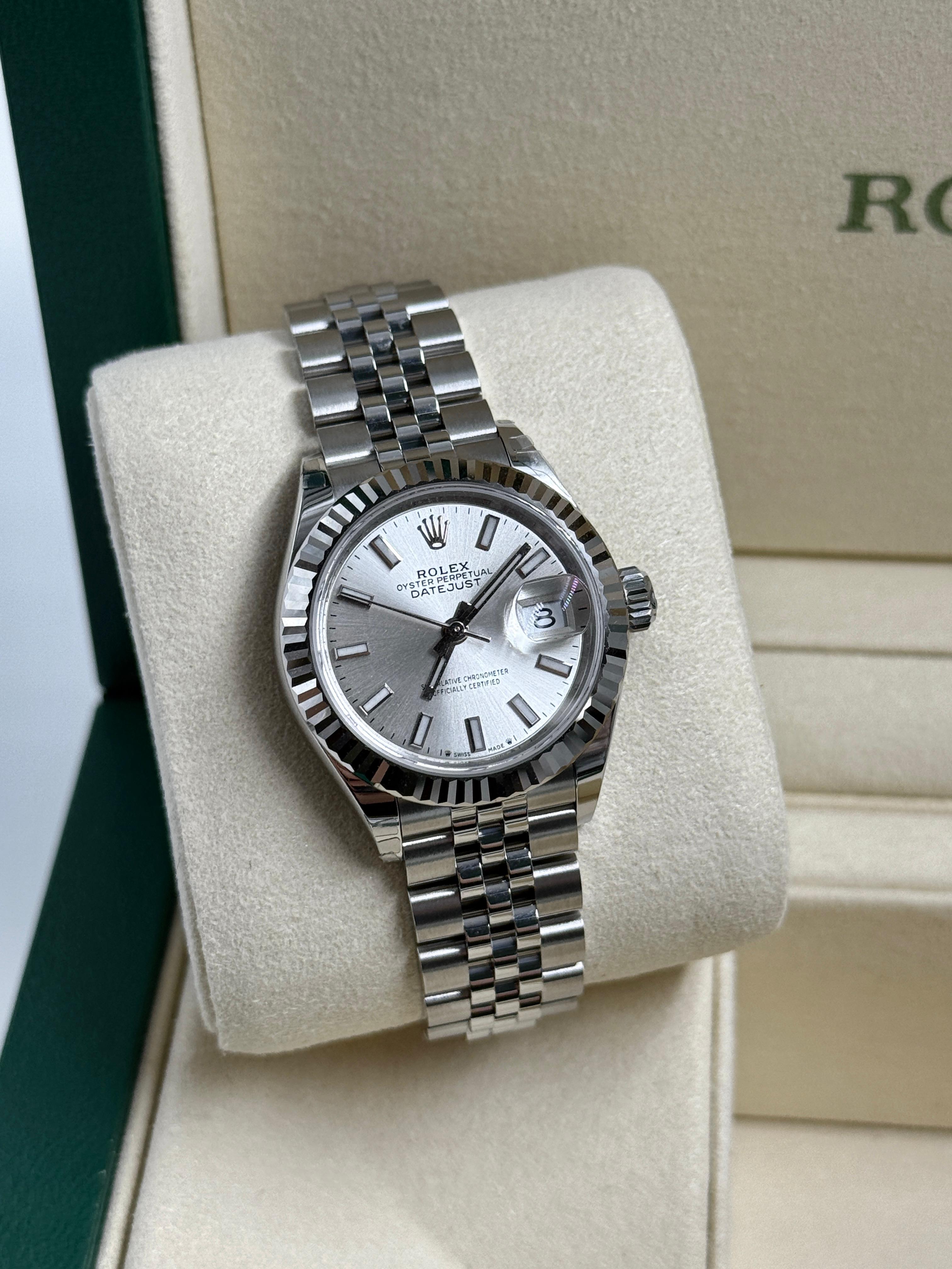Rolex Lady-Datejust 279174 Silber Index Jubilee 2025