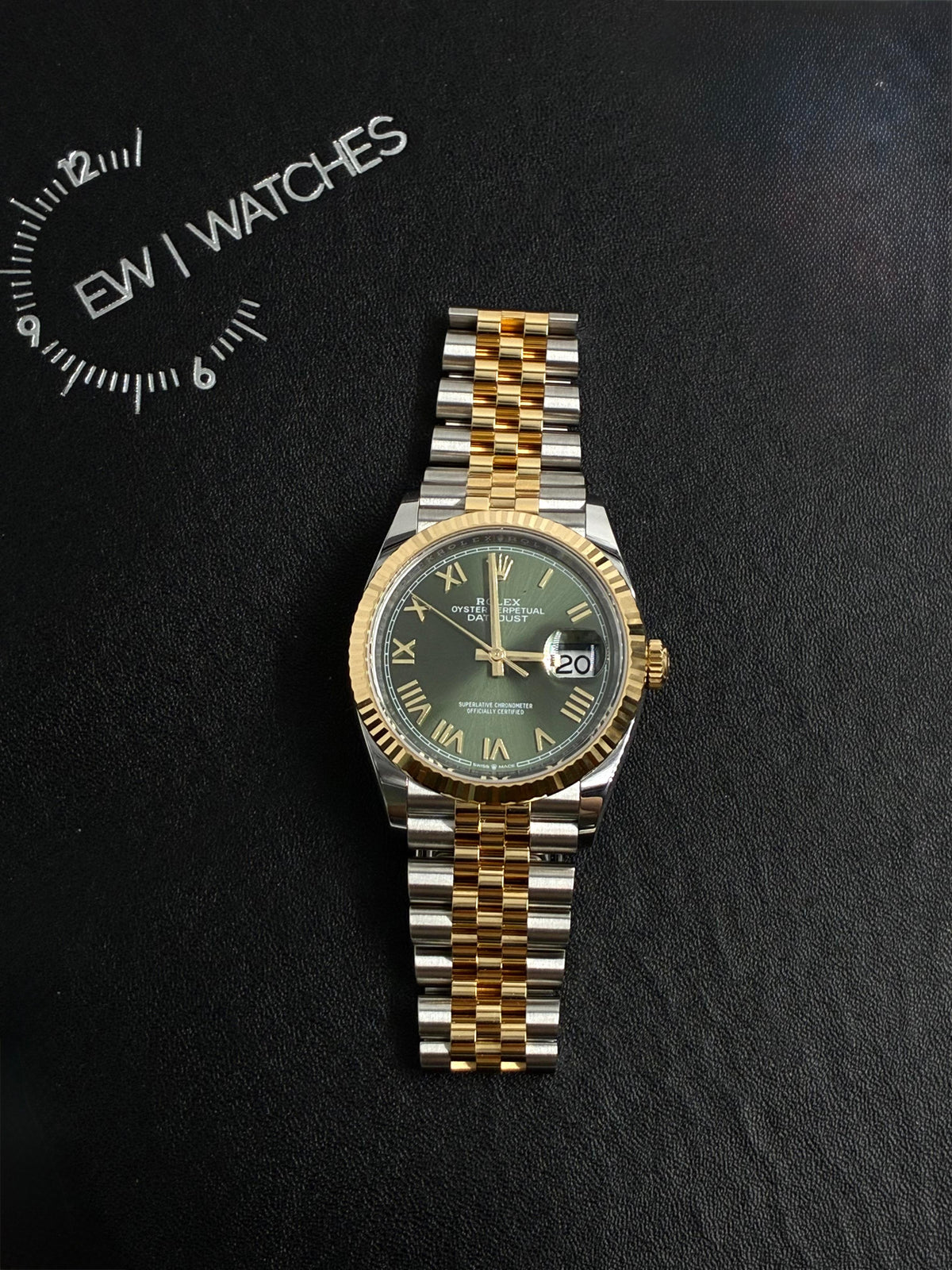 Rolex Datejust 36 126233 NEW GREEN ROMAN JUB 2026