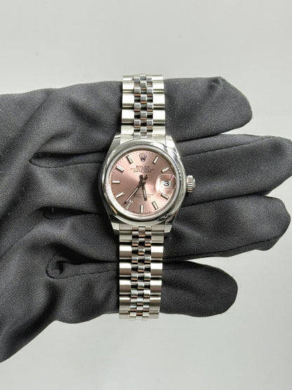 Rolex Lady-Datejust 279160 Pink Index Jubilee 2025