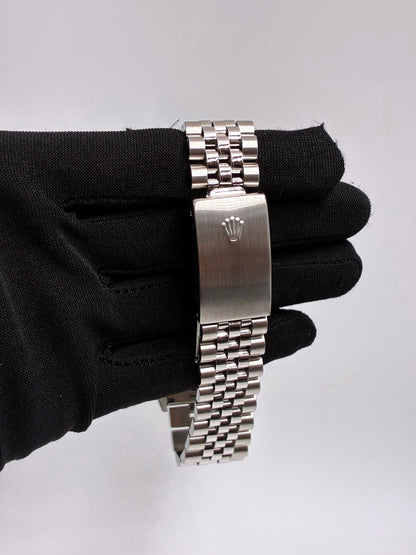 Rolex 16234 Silver Index Jubilee naked