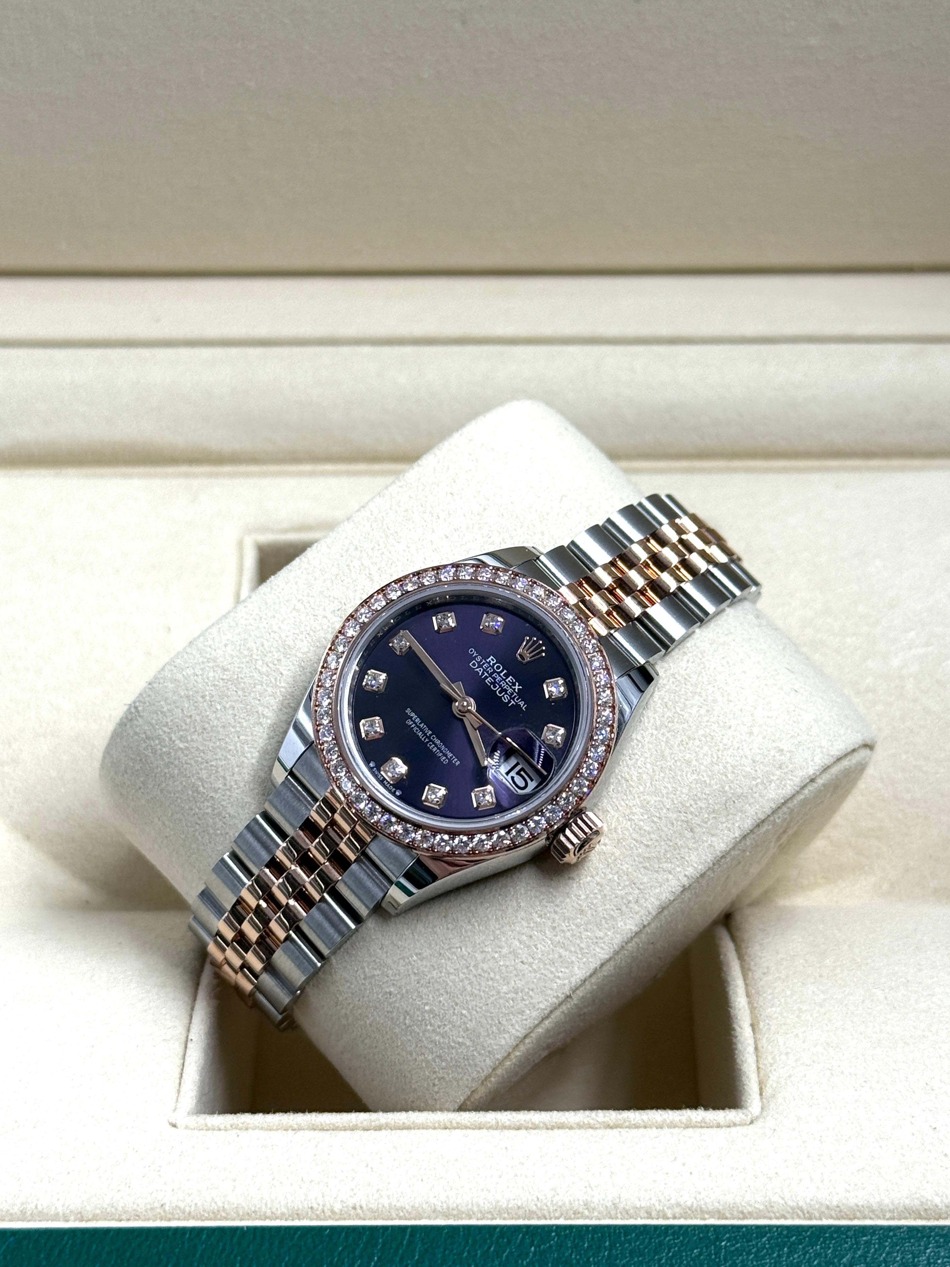 Rolex Lady-Datejust 279381RBR G PURPLE JUB