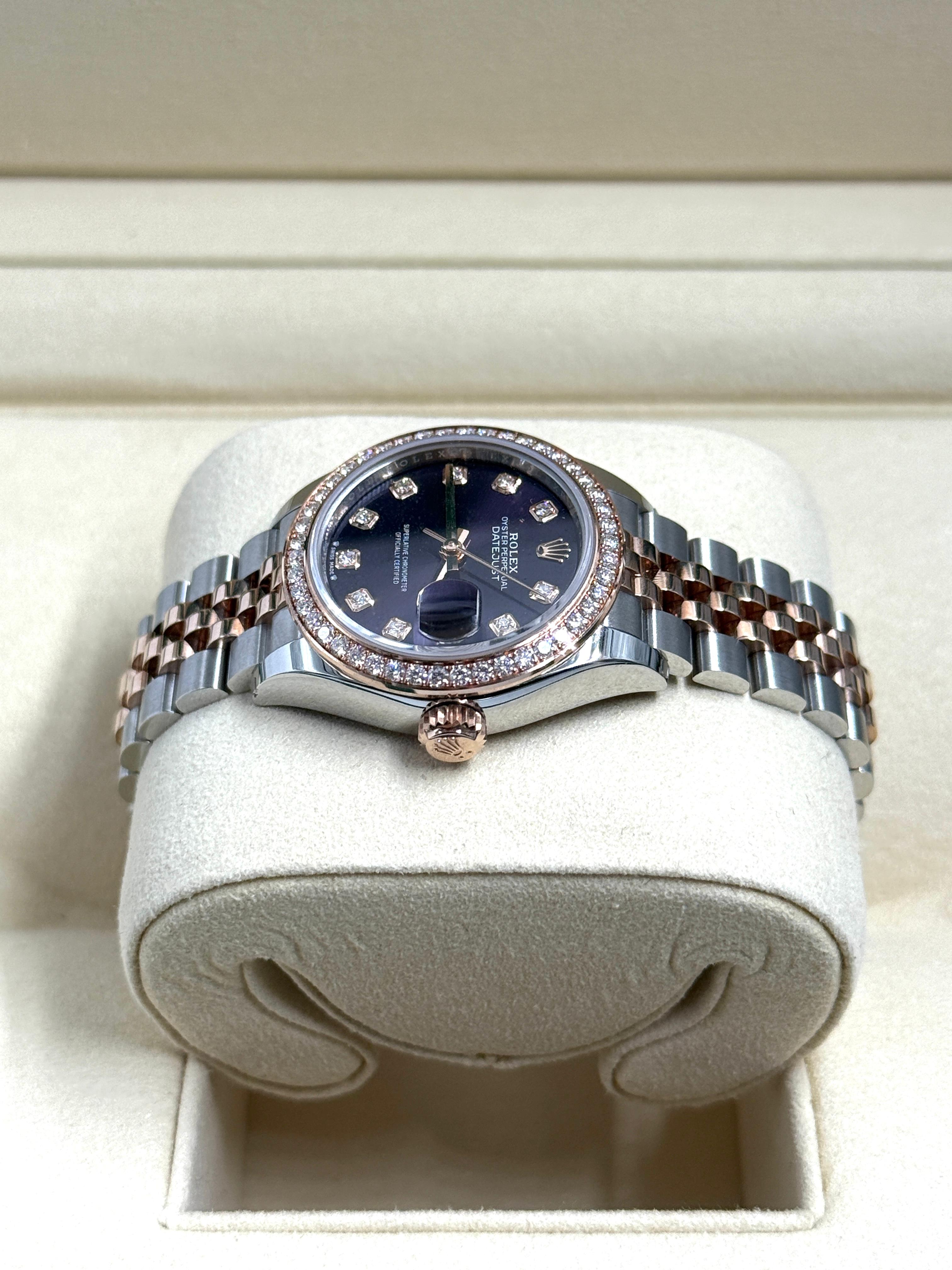 Rolex Lady-Datejust 279381RBR G PURPLE JUB
