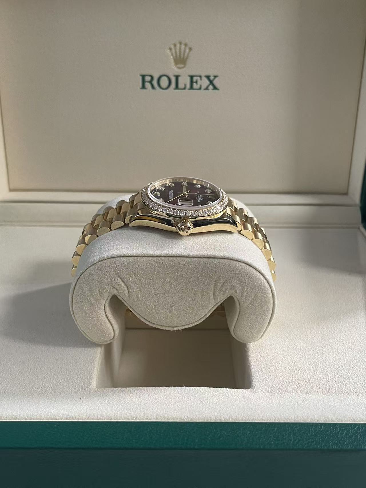 Rolex Datejust 31 278288RBR G Red Ombre President 2025