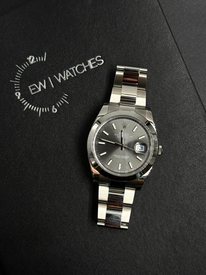 Rolex Datejust 41 126300 Schwarzer Index Oyster 2025