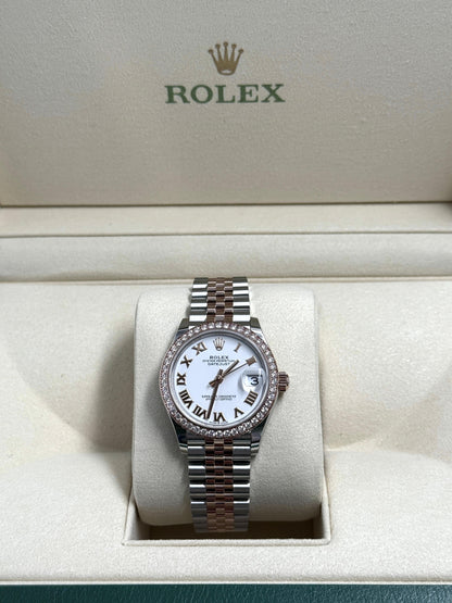 ROLEX Datejust 31MM  278381RBR WHITE ROMAN JUB