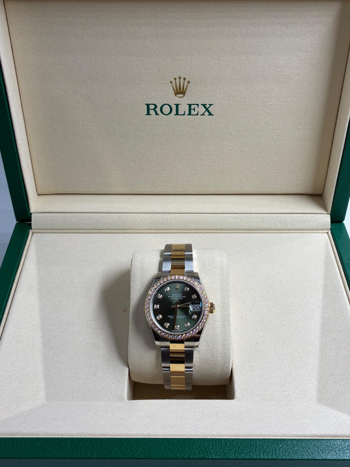 Rolex Datejust 31  278383RBR G GREEN Oyster 2026